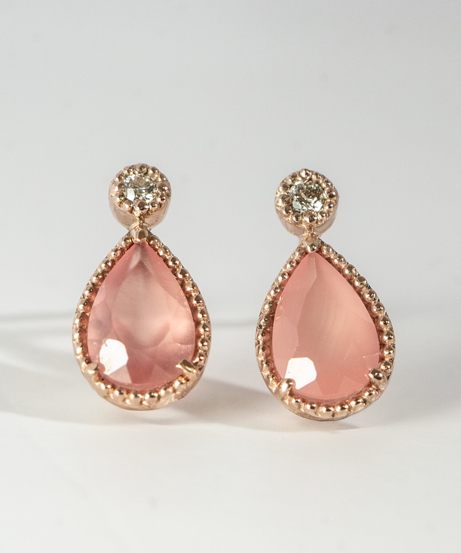 K10 Rhodochrosite Earrings | LADEW ROZEL