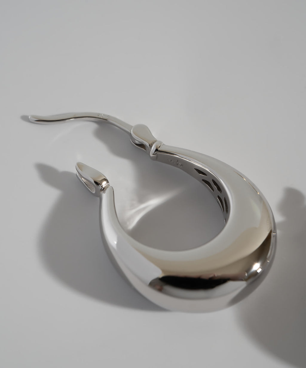 18K Gold Plated Sterling Silver Dewcurve Earrings | LADEW-MIEL