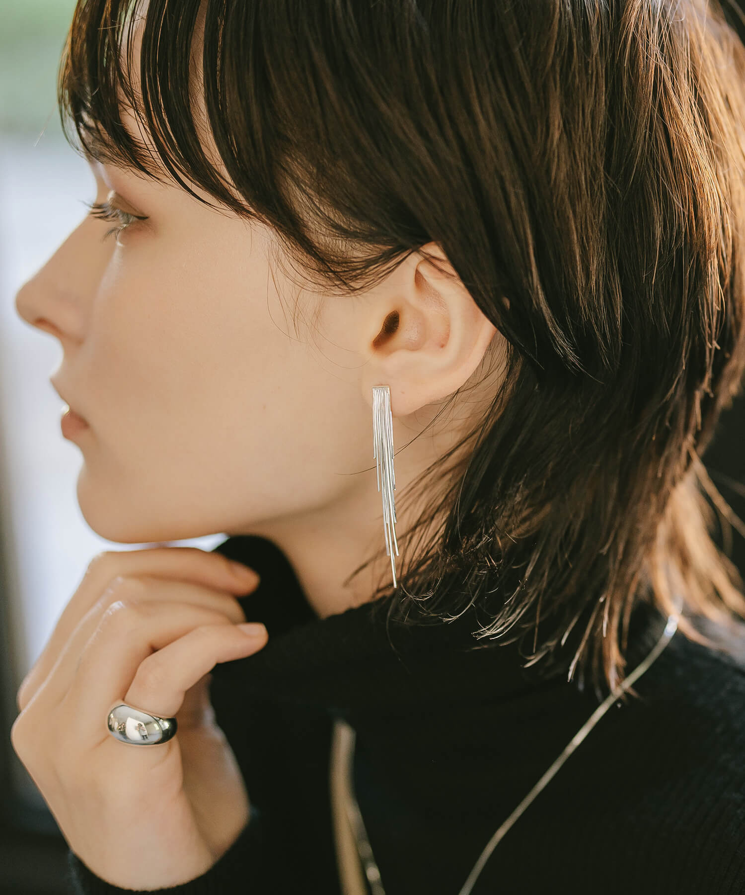 18K Gold Plated Sterling Silver Fringe Earrings | LARIA