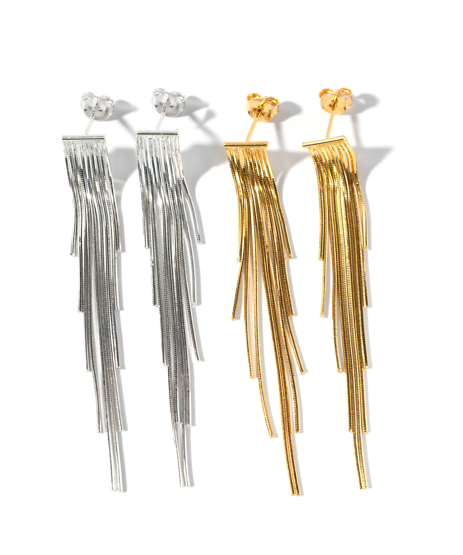 18K Gold Plated Sterling Silver Fringe Earrings | LARIA
