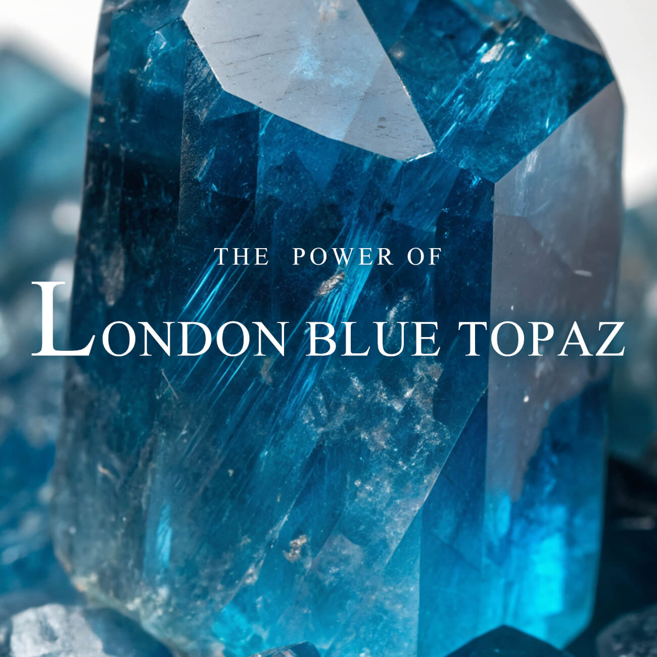 K10 blue topaz geometric drop earrings | TETRA-NESTO