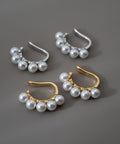 18K Gold Plated Sterling Silver Bowline Pearl Earcuff | LONAE
