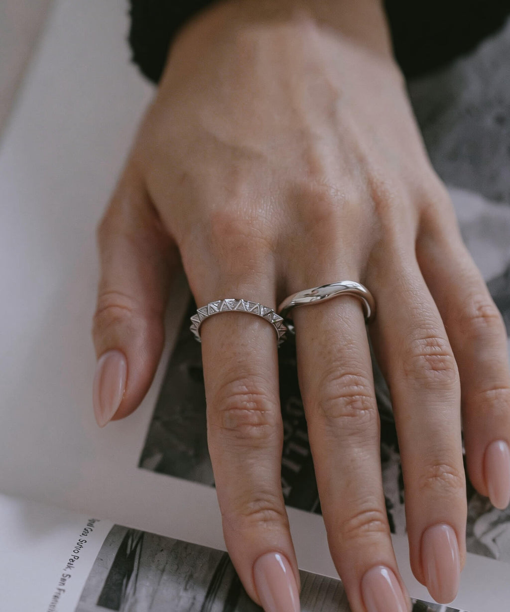 925 Sterling Silver Wave Ring | LOROC