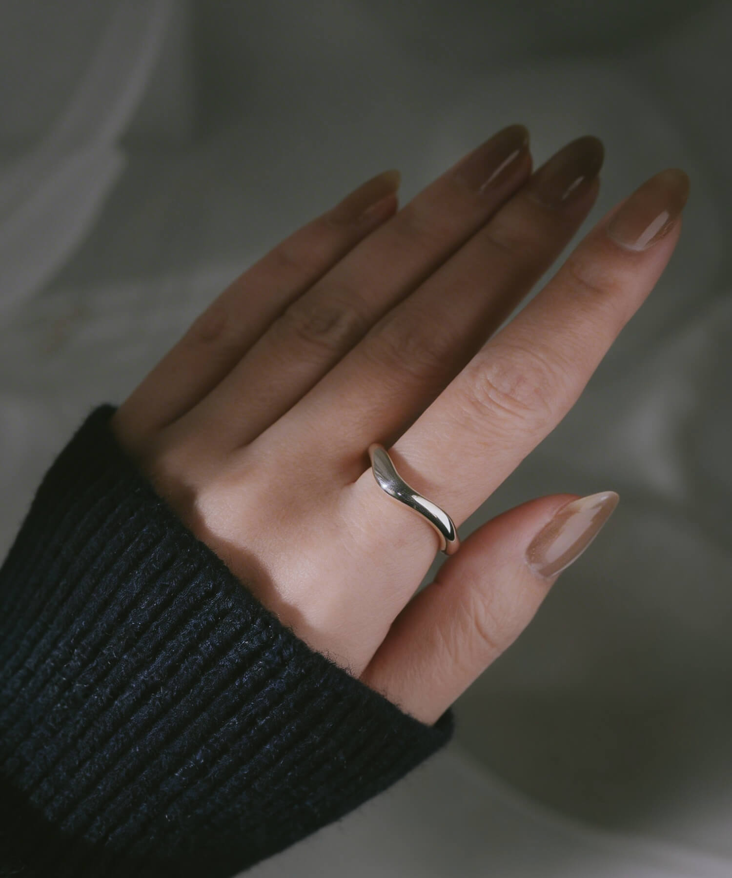 925 Sterling Silver Wave Ring | LOROC