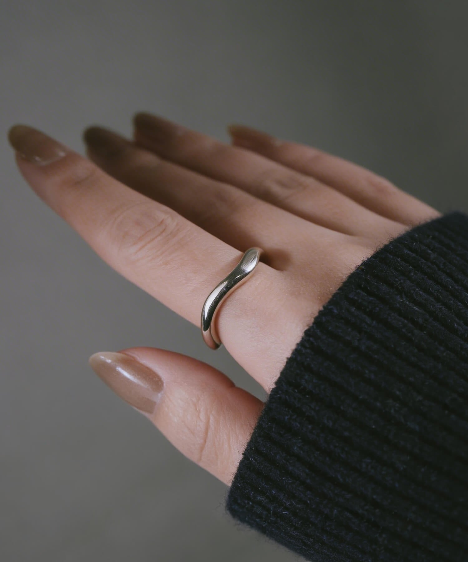 925 Sterling Silver Wave Ring | LOROC