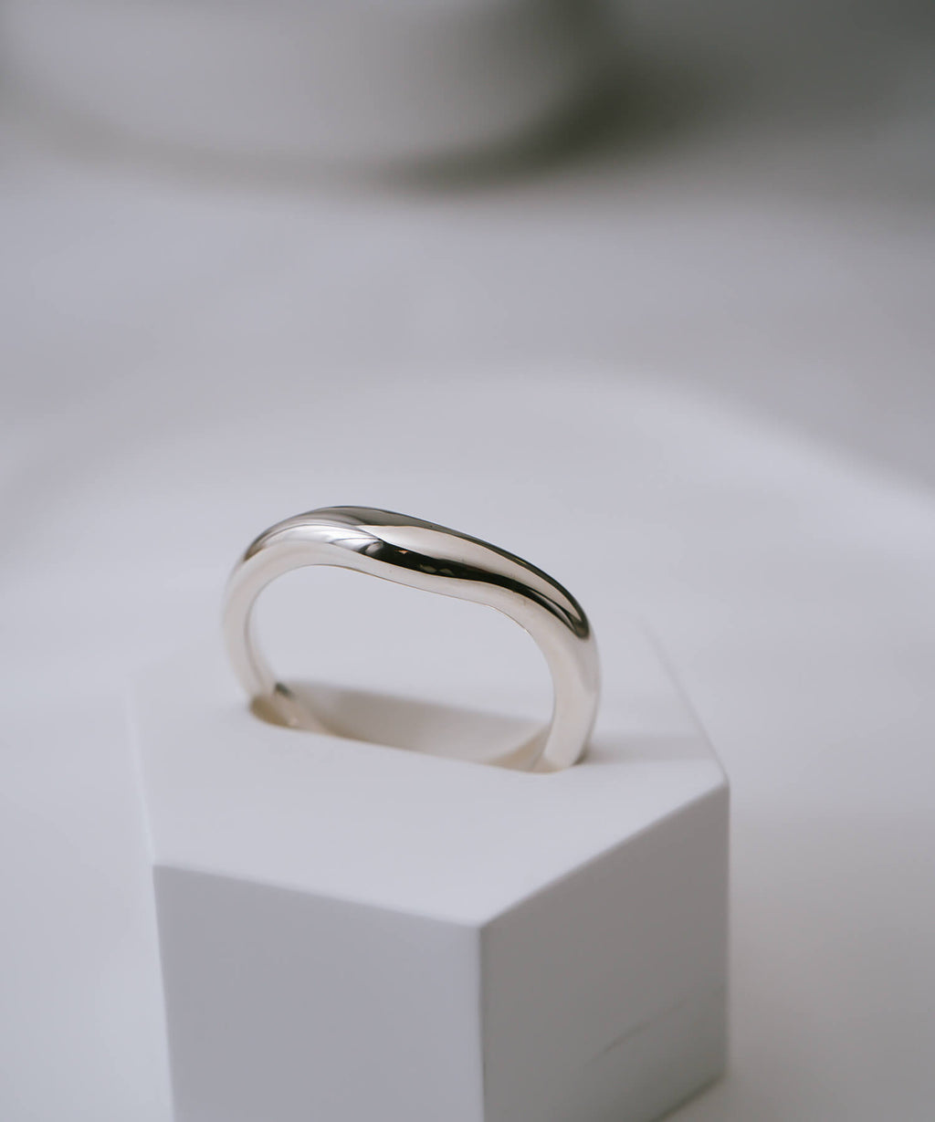 925 Sterling Silver Wave Ring | LOROC