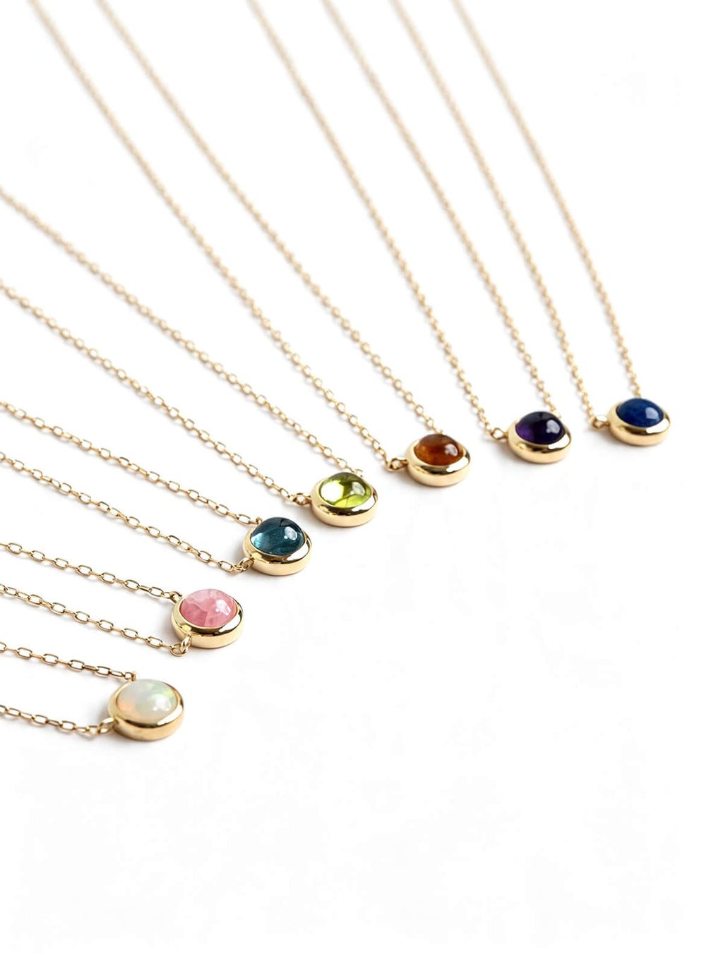 Seven gemstone colors LUPAUS necklace