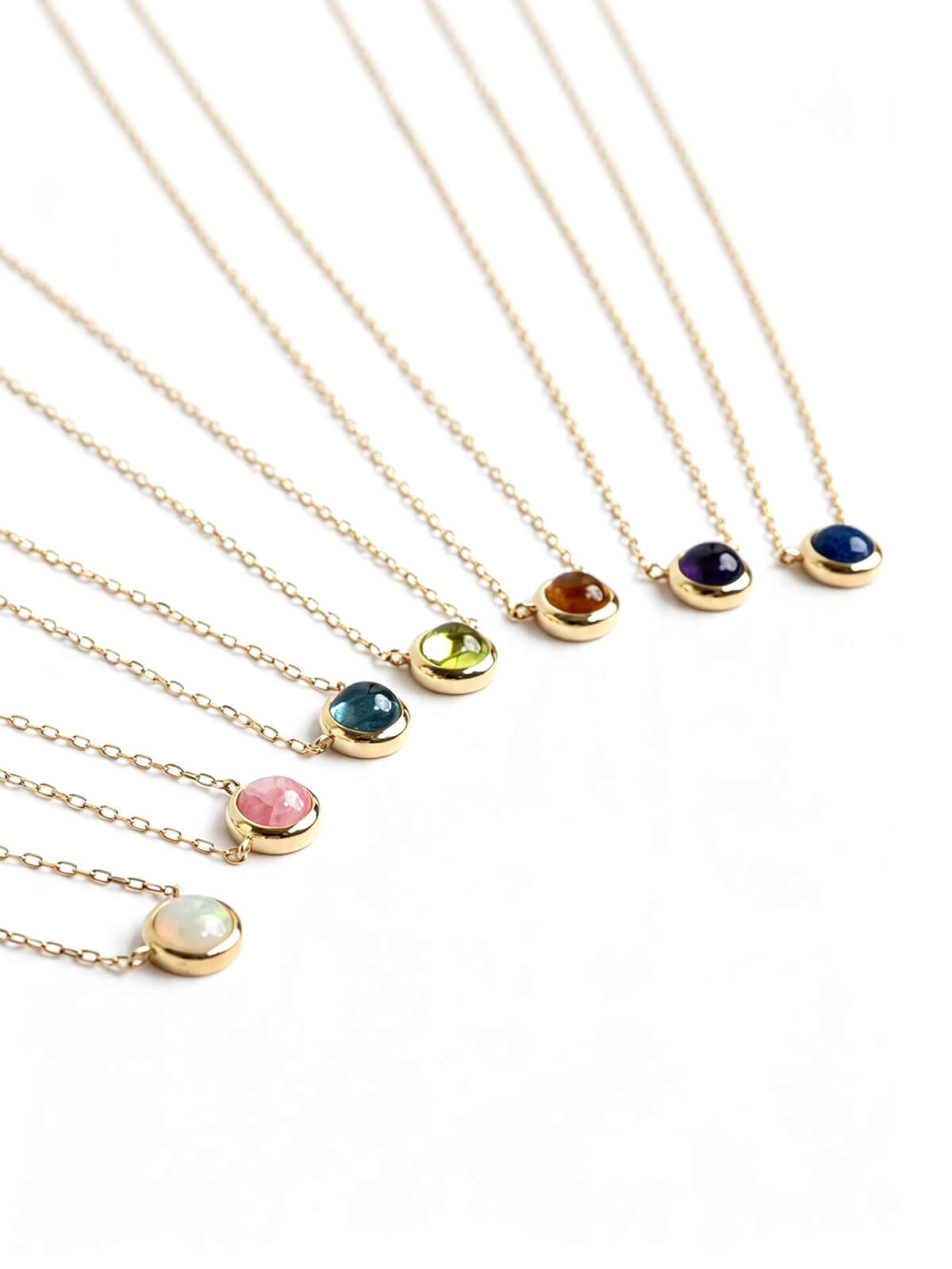 Seven gemstone colors LUPAUS necklace