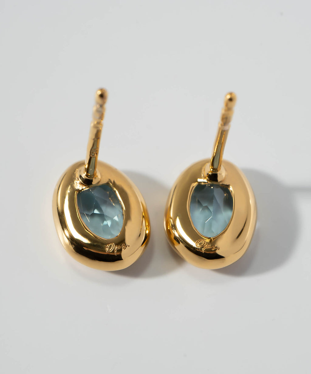 Rhodos Gem Drop Earring | LUZINE