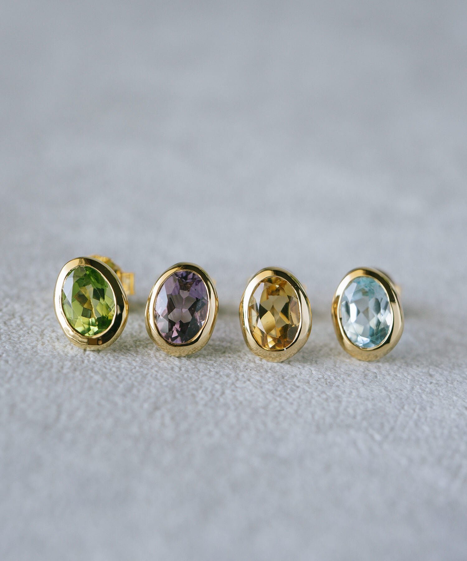 Rhodos Gem Drop Earring | LUZINE