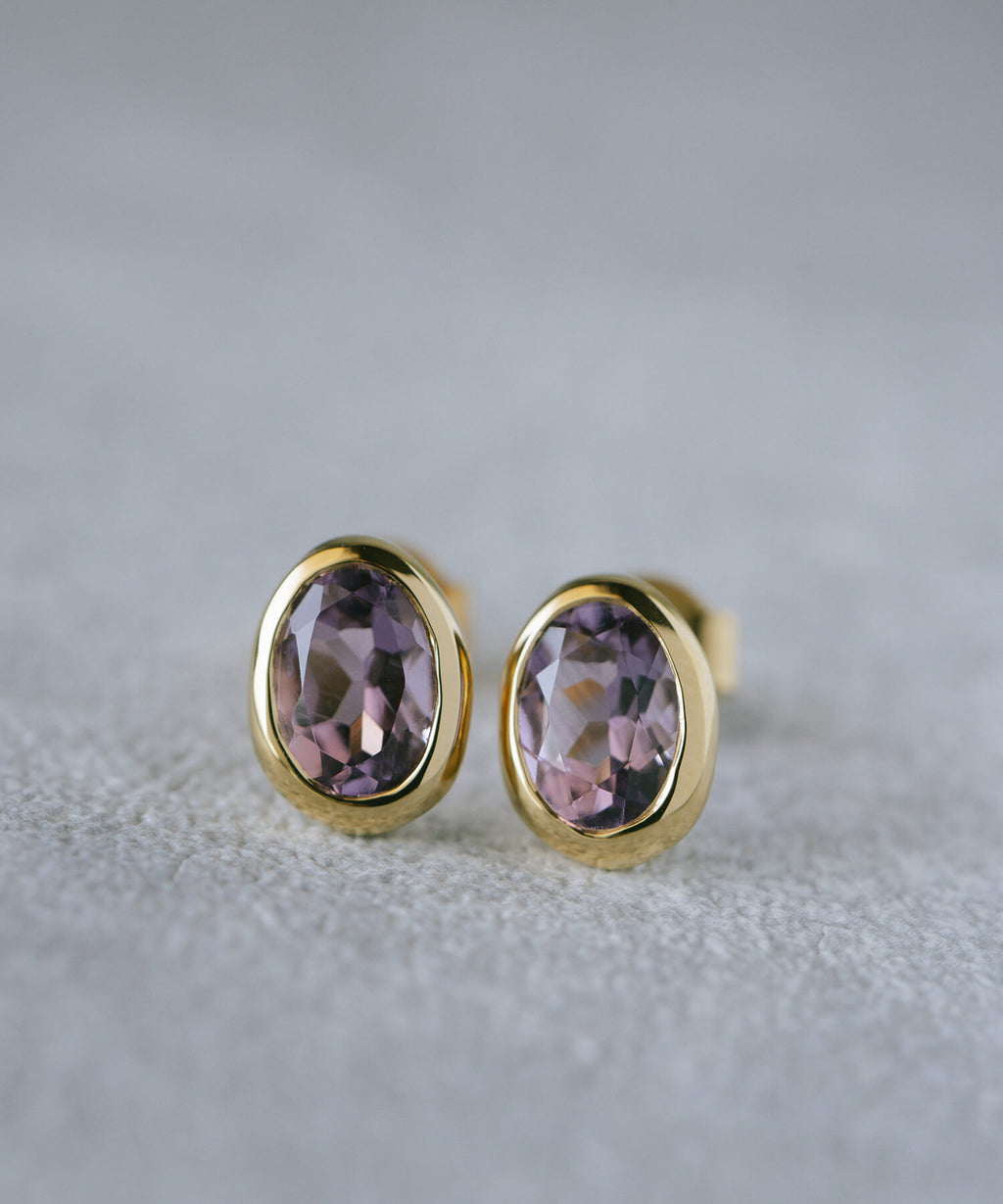 Rhodos Gem Drop Earring | LUZINE