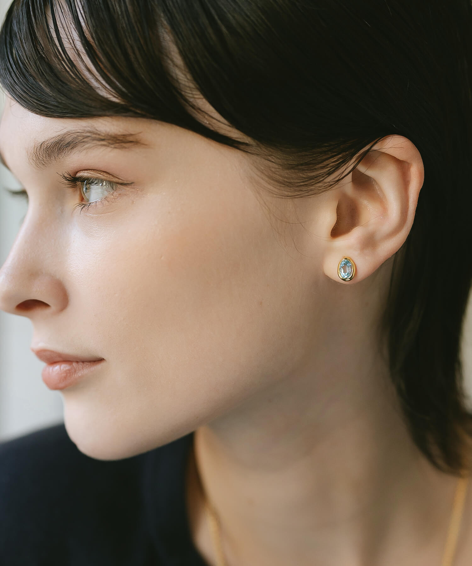 Rhodos Gem Drop Earring | LUZINE