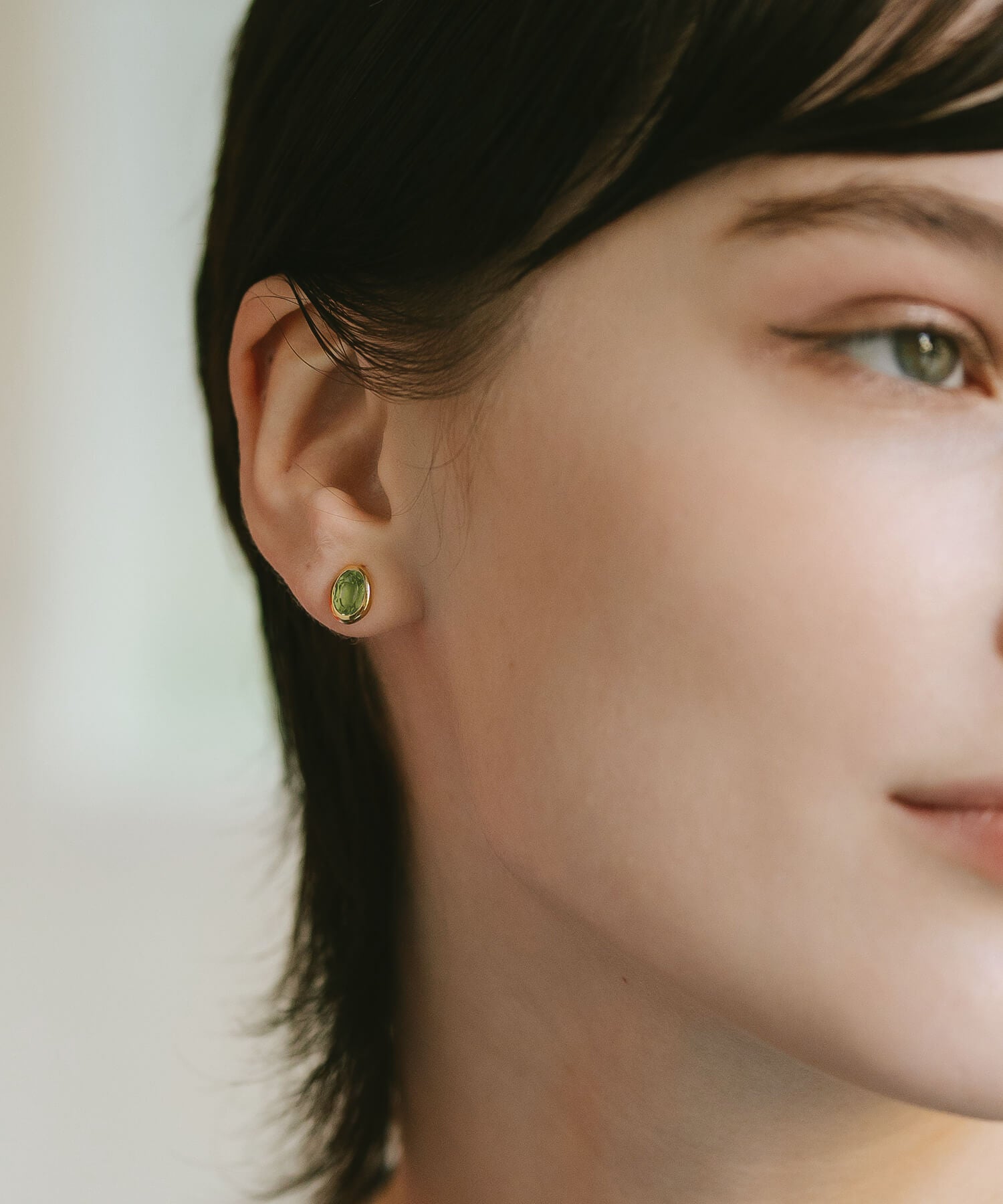 Rhodos Gem Drop Earring | LUZINE