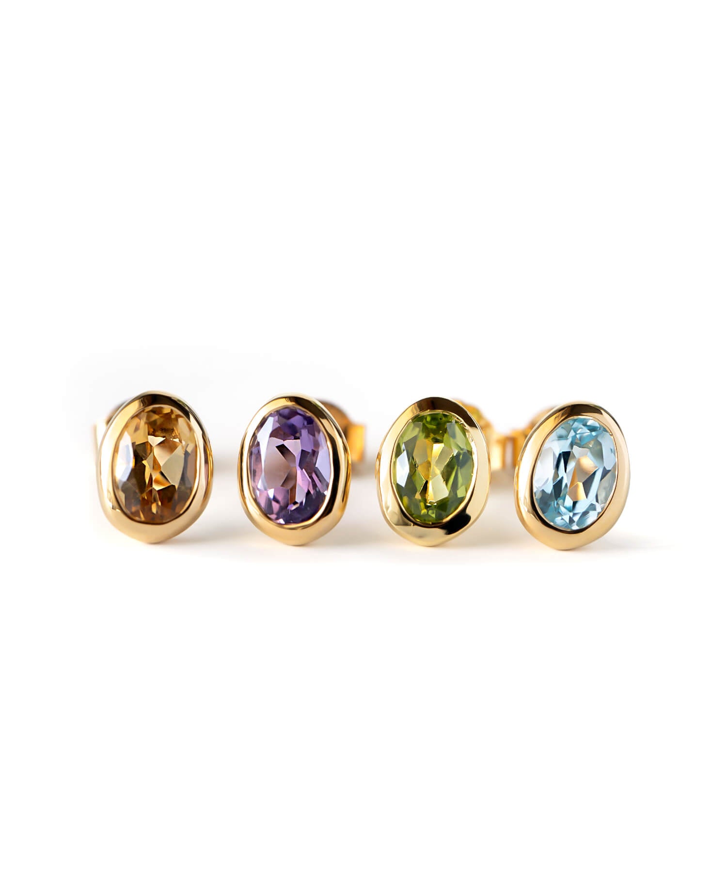 Rhodos Gem Drop Earring | LUZINE