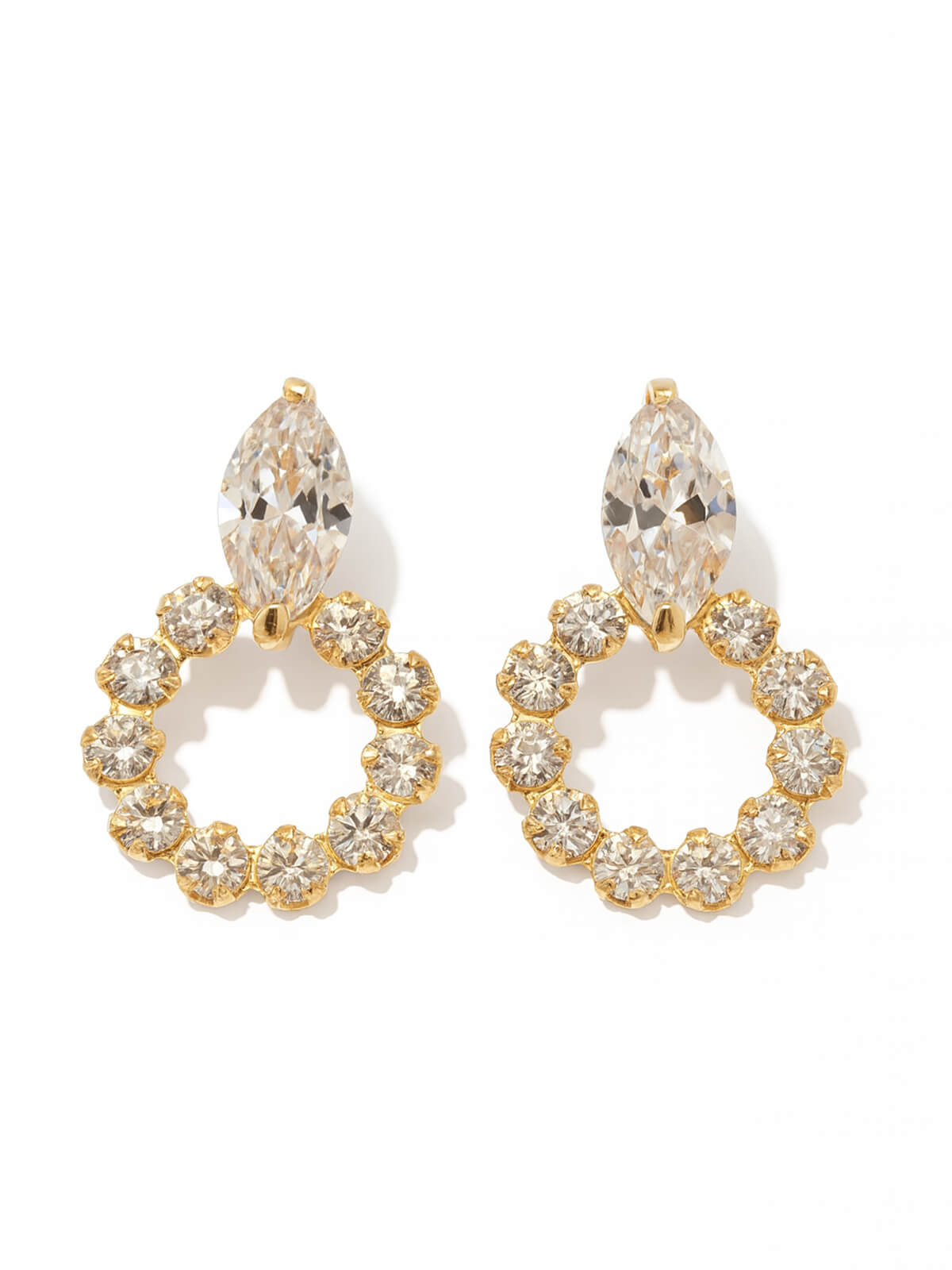 K18 DIVINE GAZE GLINT Earrings | MAQUIGIA PIERCE