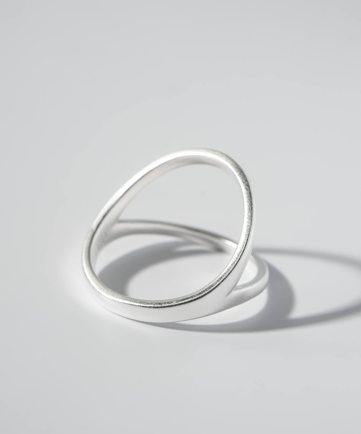 18K Gold Plated Sterling Silver Double Line Ring | MARKT