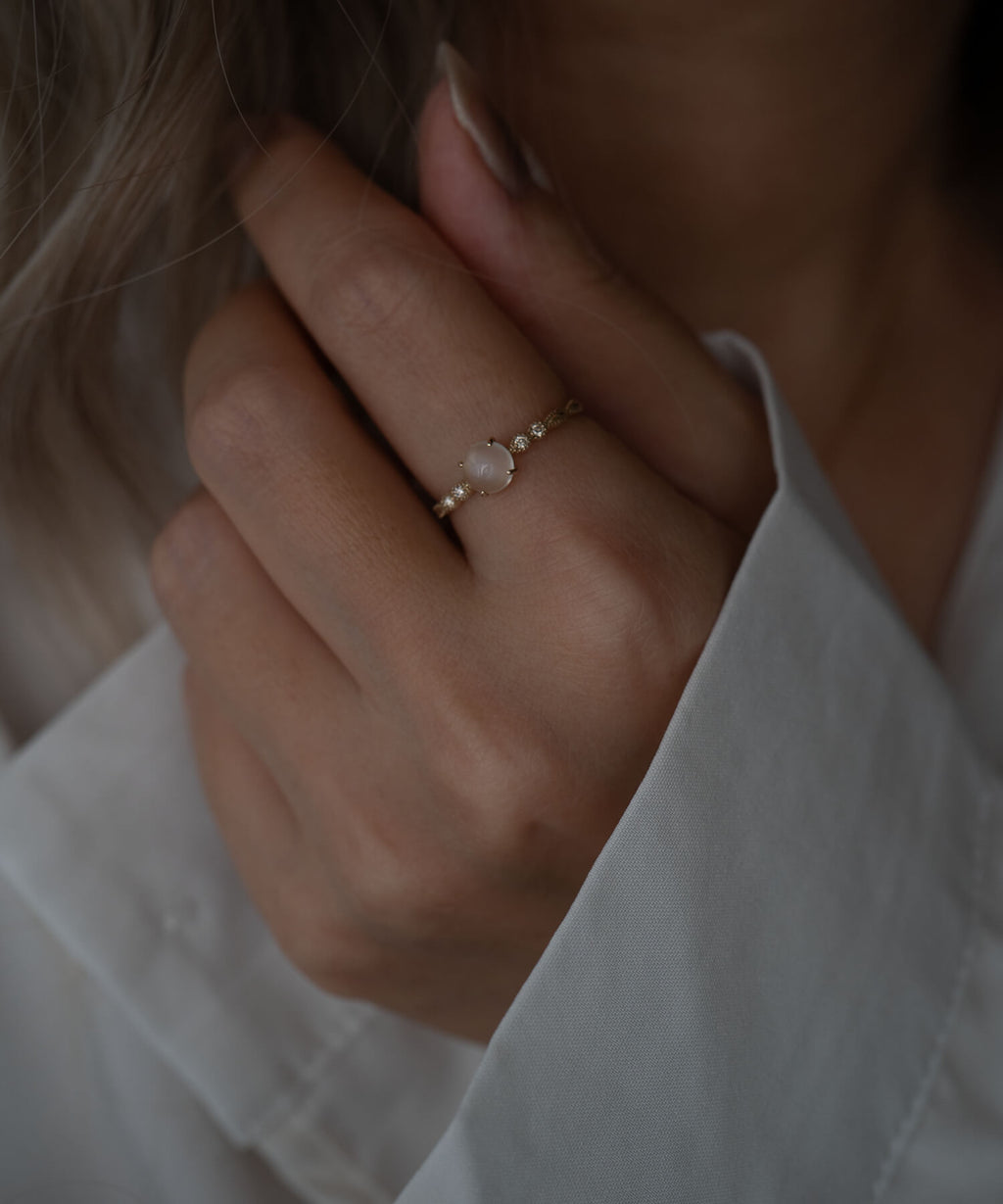 K10 LUCENT CABOCHON RING | MARTIA RING