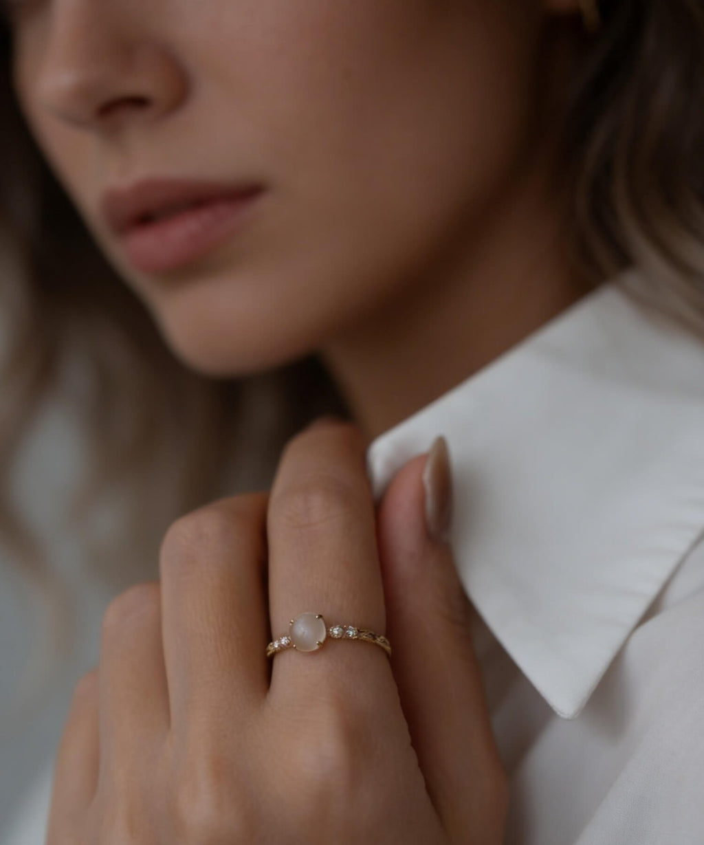 K10 LUCENT CABOCHON RING | MARTIA RING