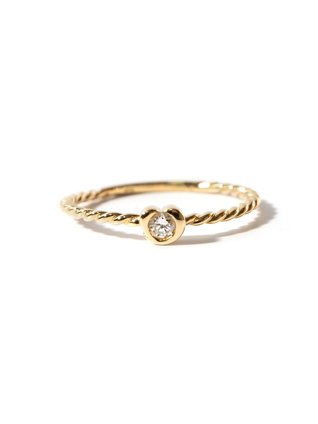 18K Gold Calyx Diamond Ring | MEON