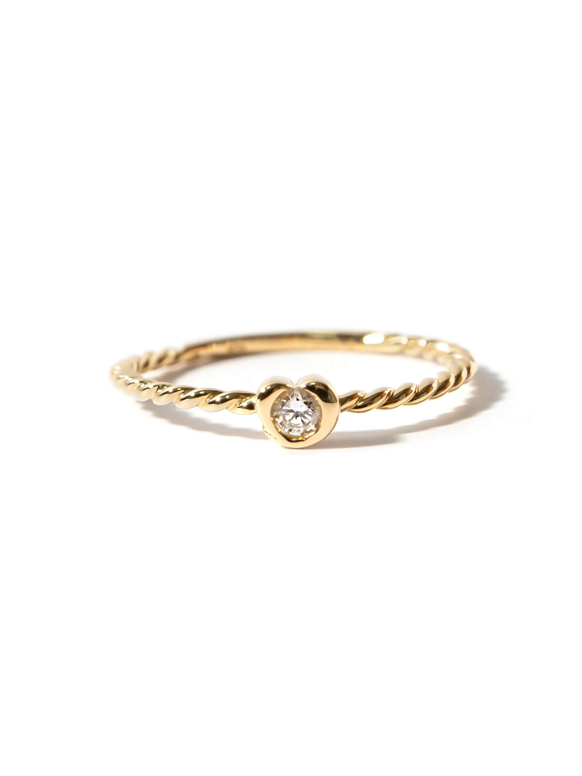 18K Gold Calyx Diamond Ring | MEON