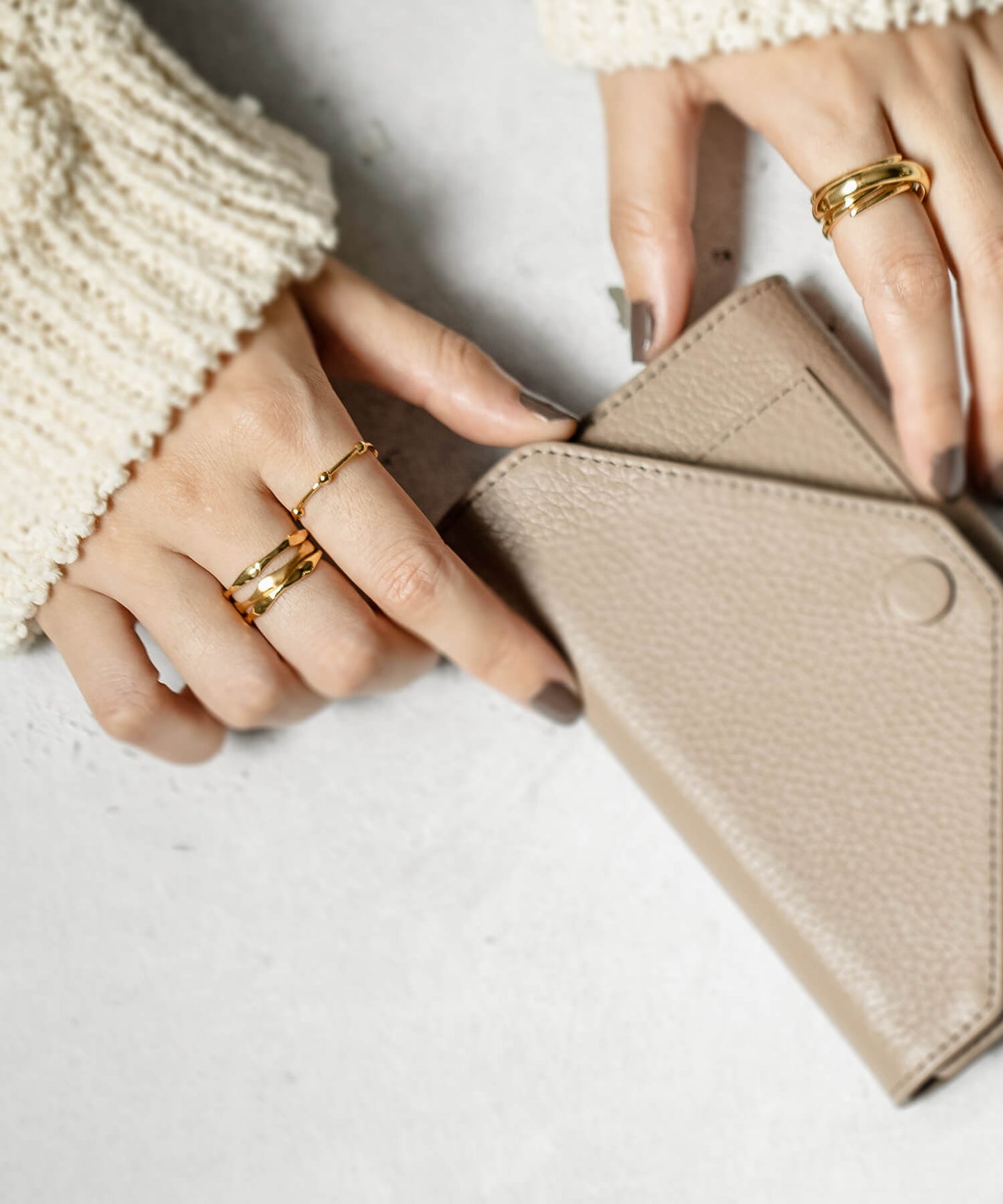 Silver925 3 Layerd Wavy Ring | MERV