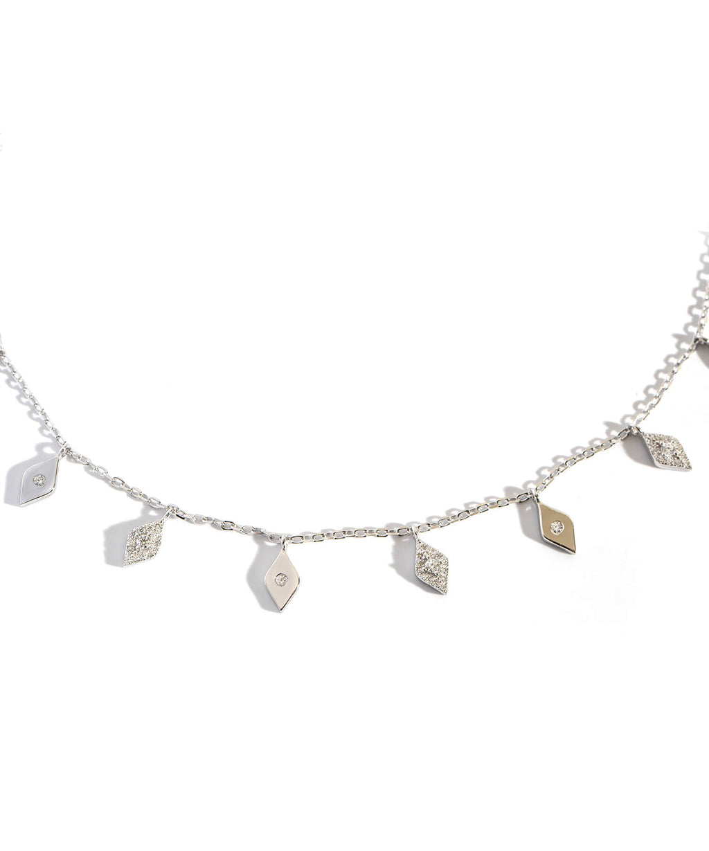 18K Gold Plated Sterling Silver Tinkle Choker Necklace | MIGELLA-DIA