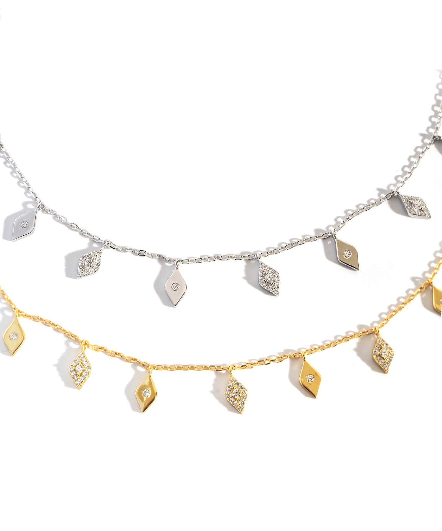 18K Gold Plated Sterling Silver Tinkle Choker Necklace | MIGELLA-DIA