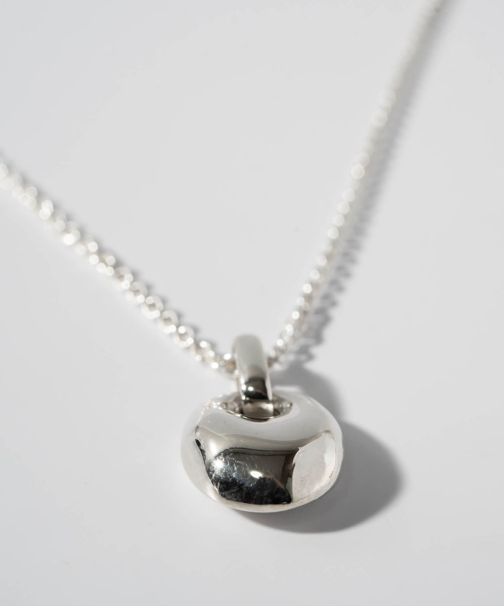A Seed of Elegance Blooming in 18K Gold Plated Sterling Silver Necklace | MILIA