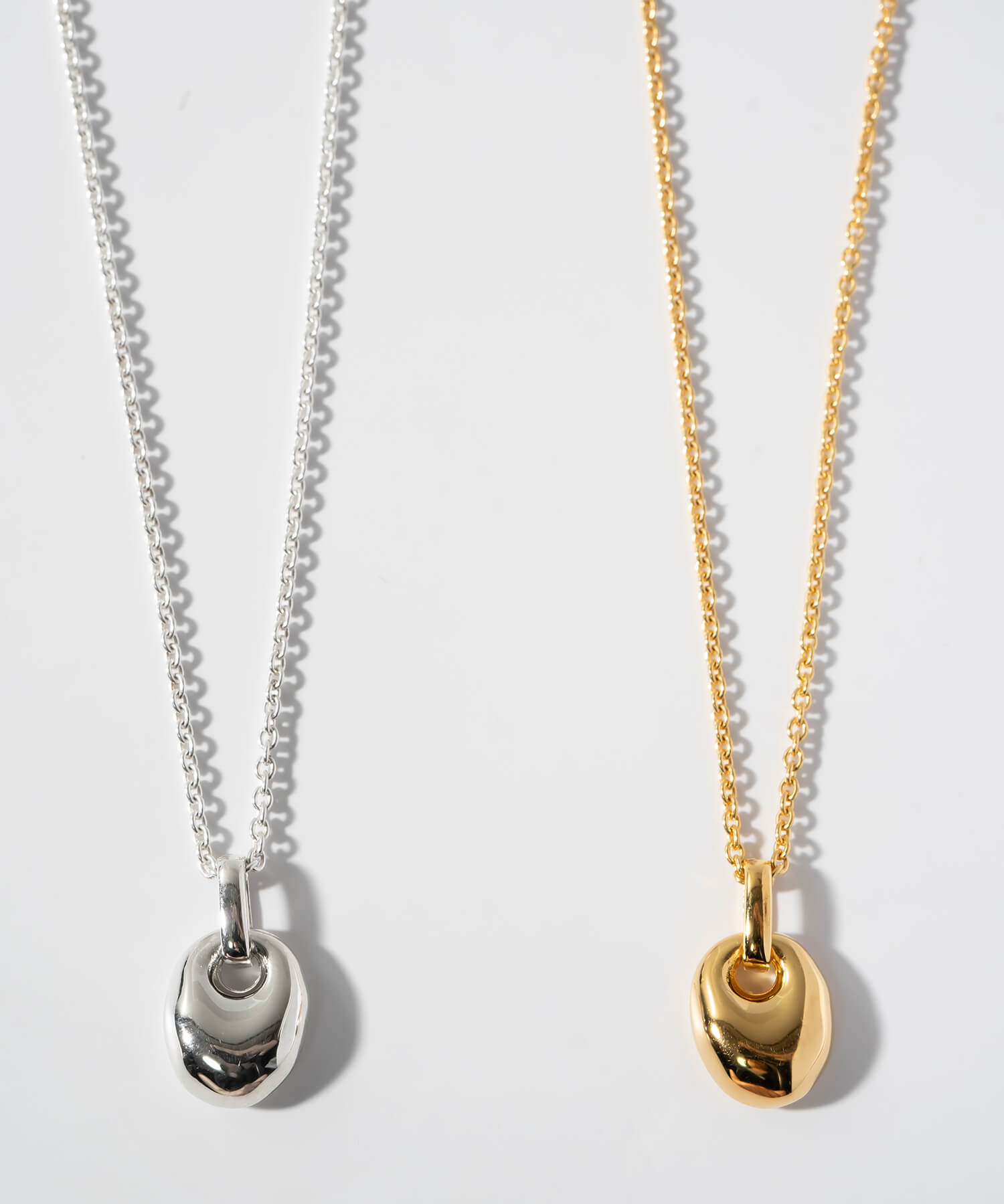 A Seed of Elegance Blooming in 18K Gold Plated Sterling Silver Necklace | MILIA