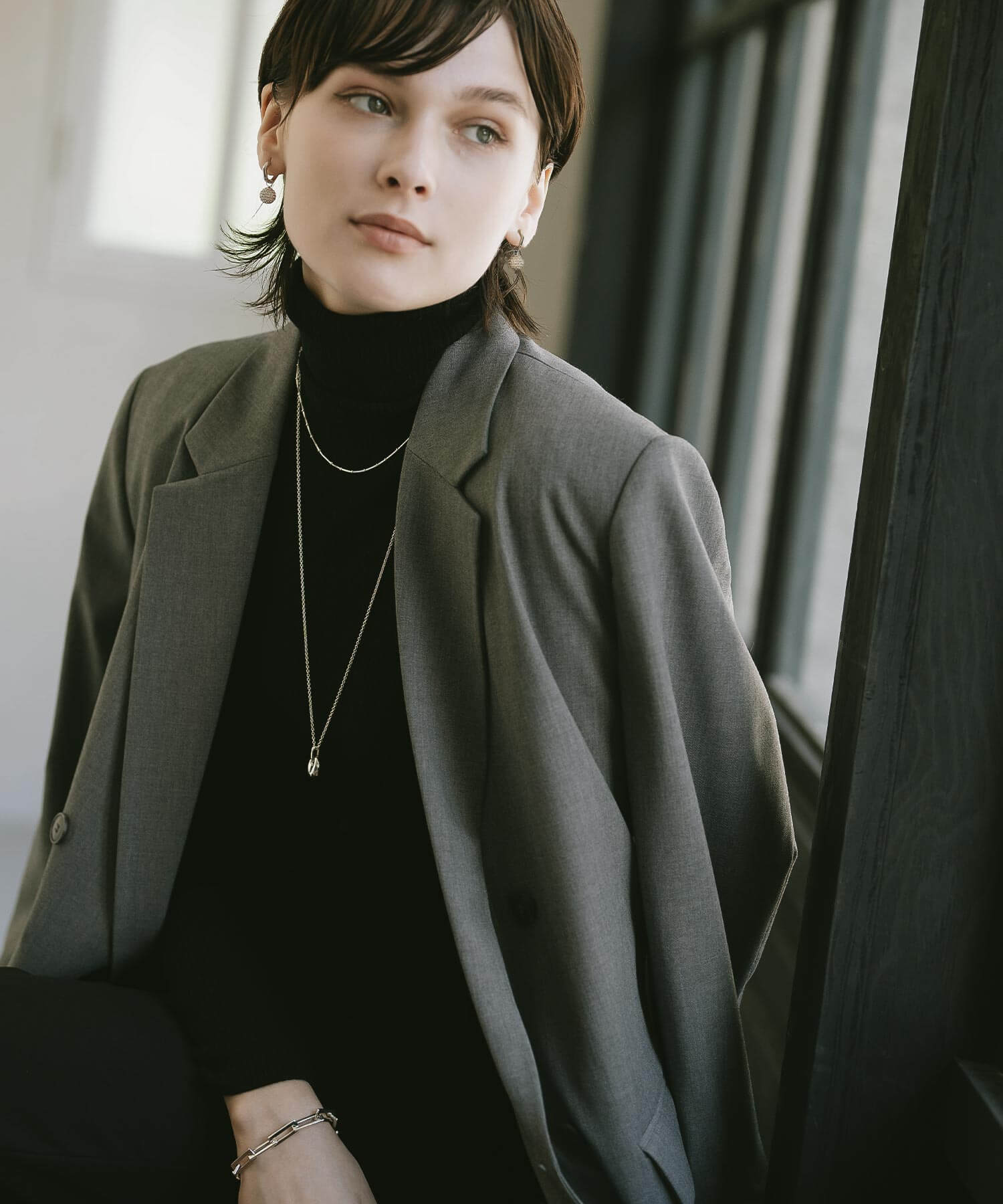 A Seed of Elegance Blooming in 18K Gold Plated Sterling Silver Necklace | MILIA