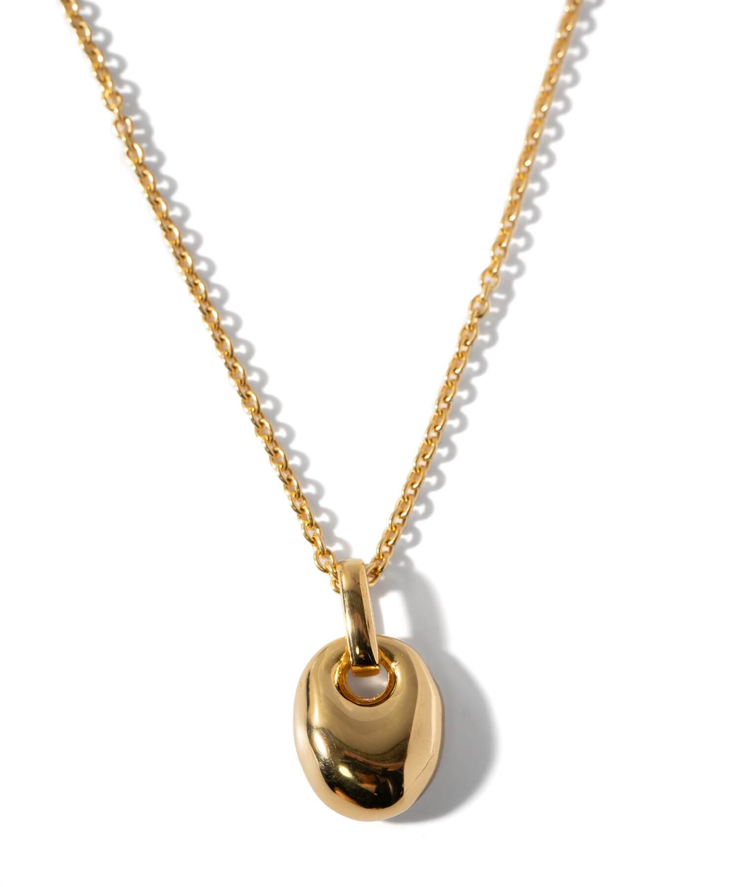 A Seed of Elegance Blooming in 18K Gold Plated Sterling Silver Necklace | MILIA