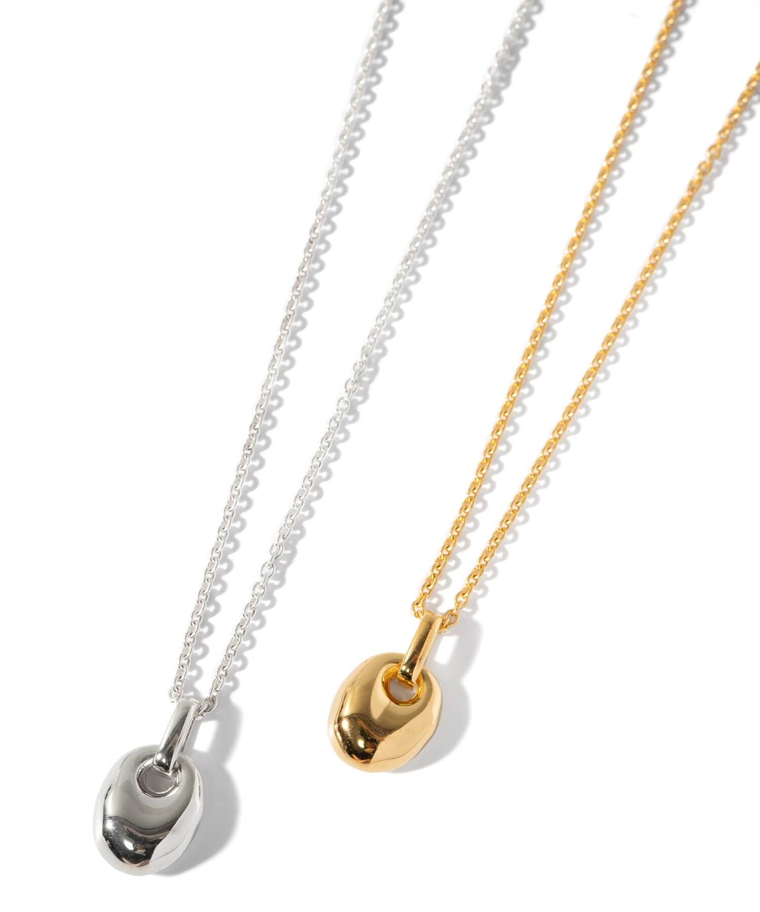 A Seed of Elegance Blooming in 18K Gold Plated Sterling Silver Necklace | MILIA