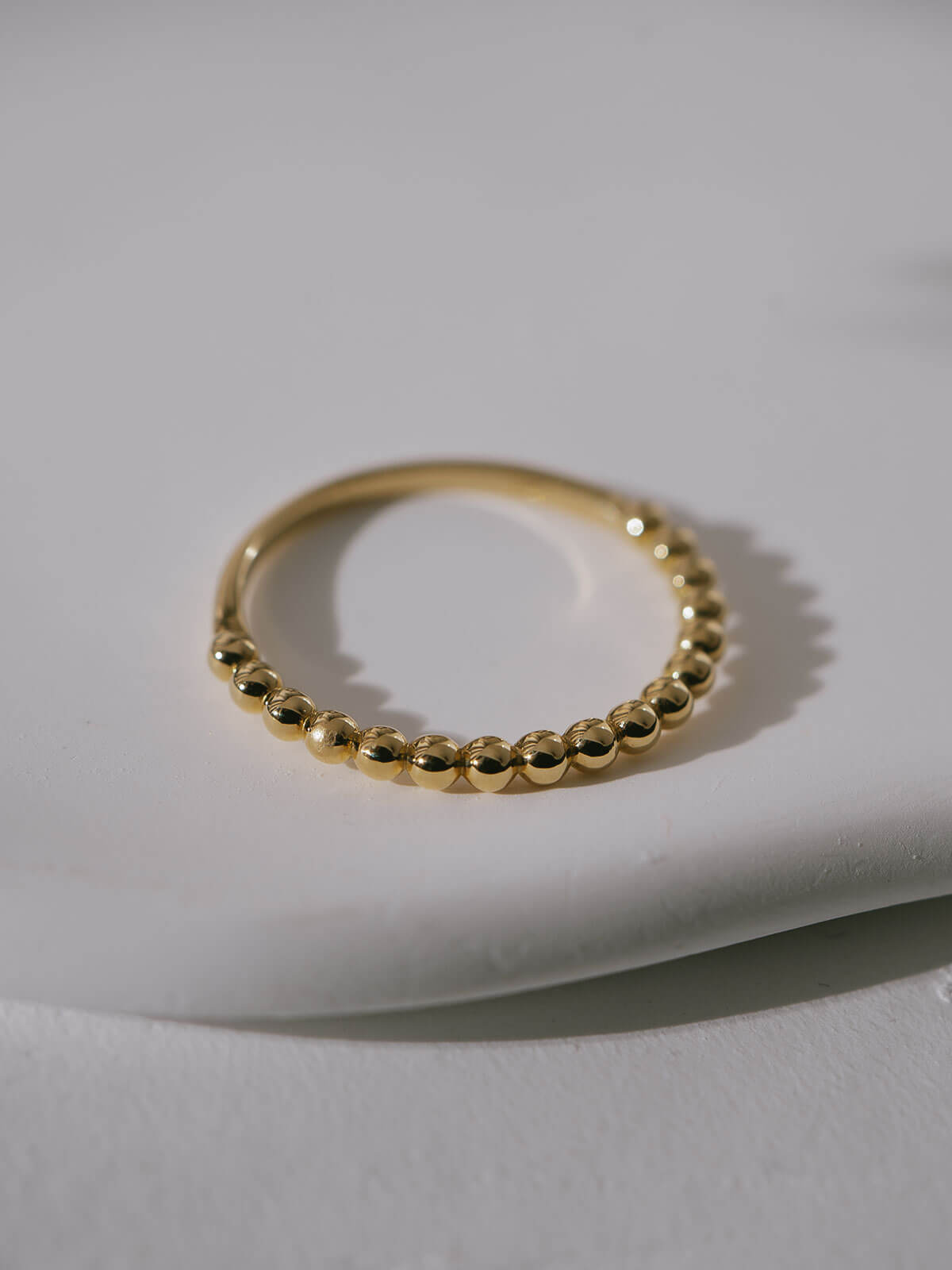 10K Gold Milgrain Delicate Ring | MILNE