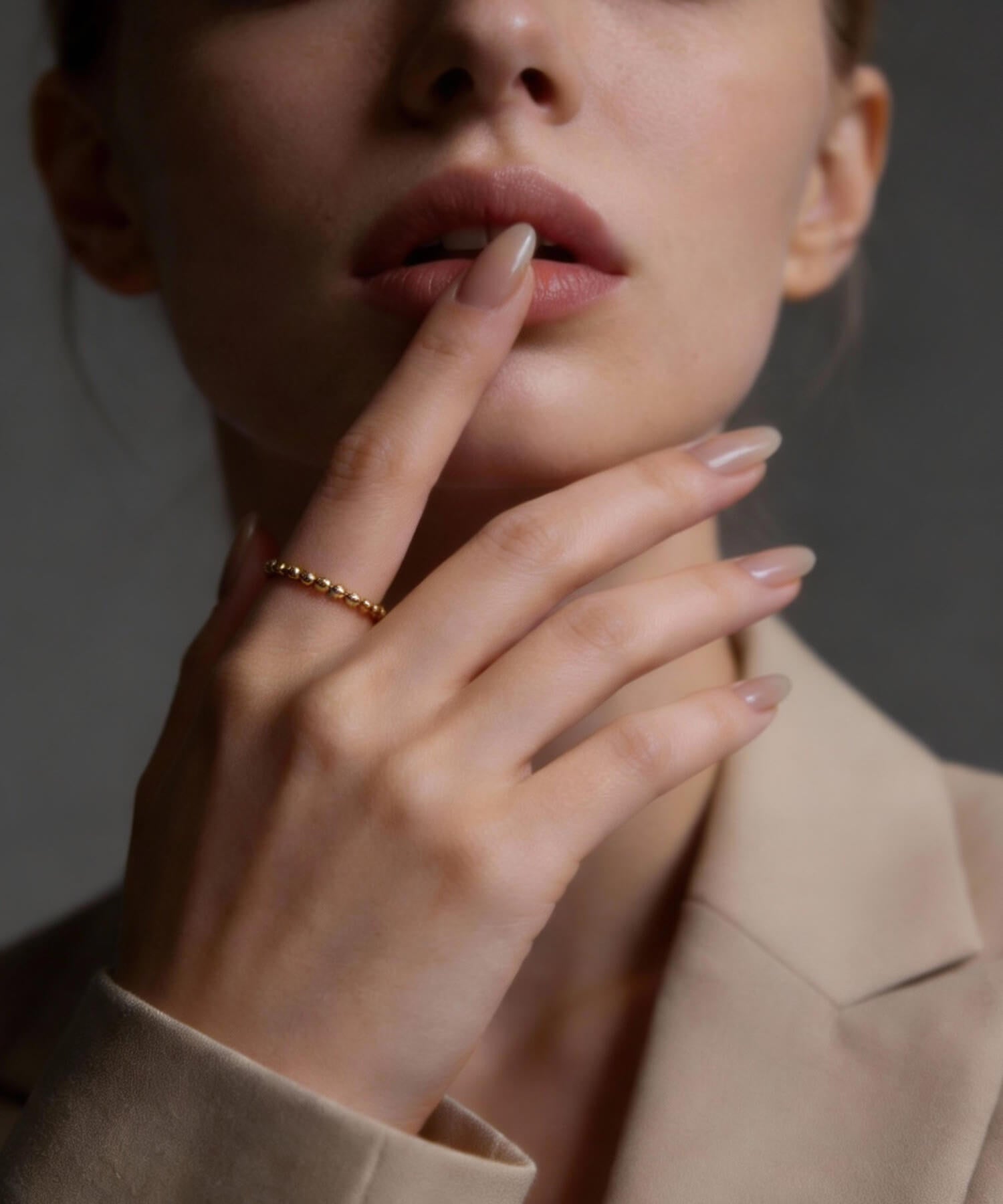 10K Gold Milgrain Delicate Ring | MILNE