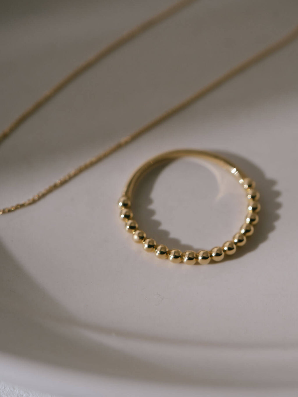 10K Gold Milgrain Delicate Ring | MILNE