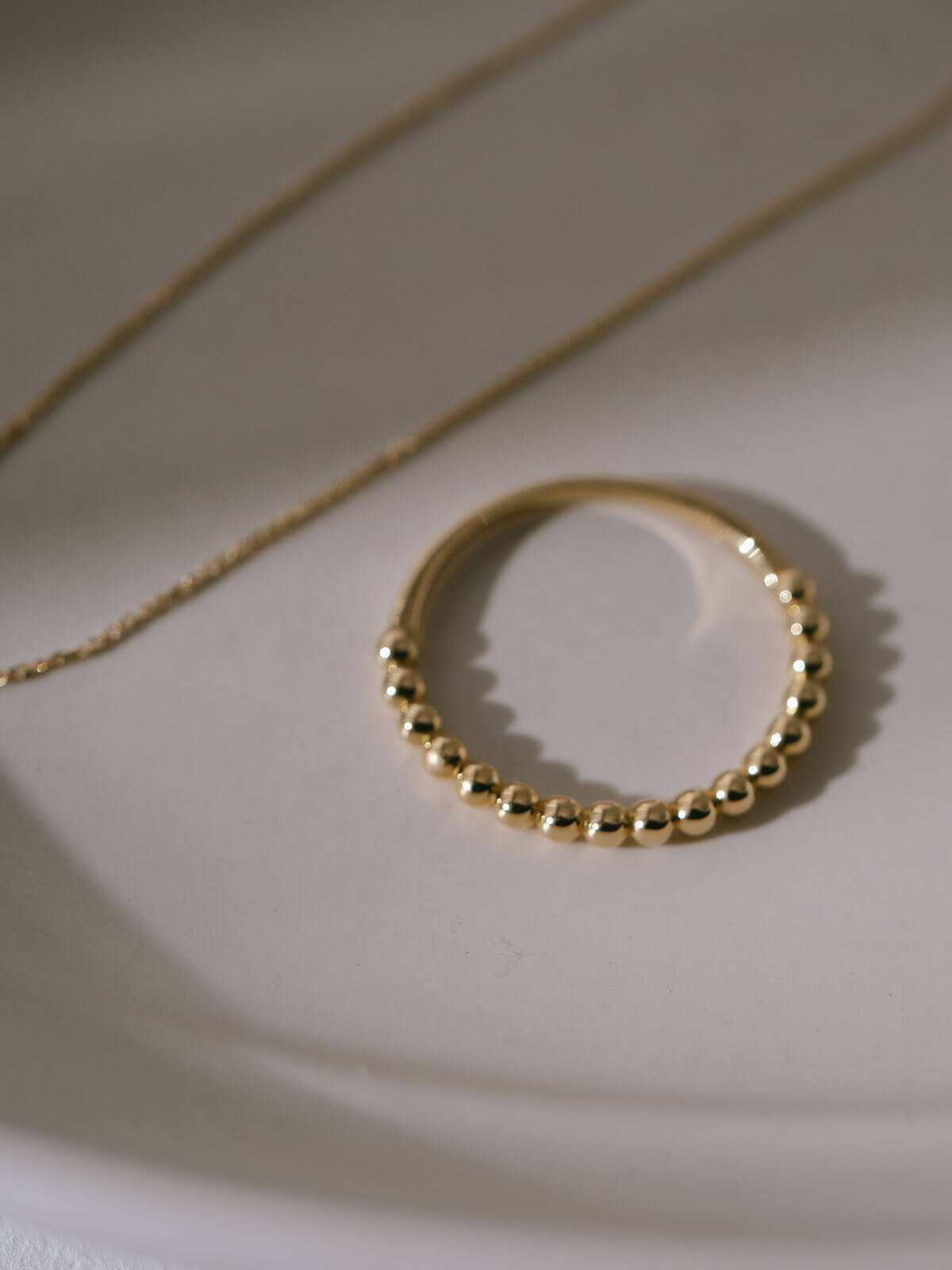 10K Gold Milgrain Delicate Ring | MILNE