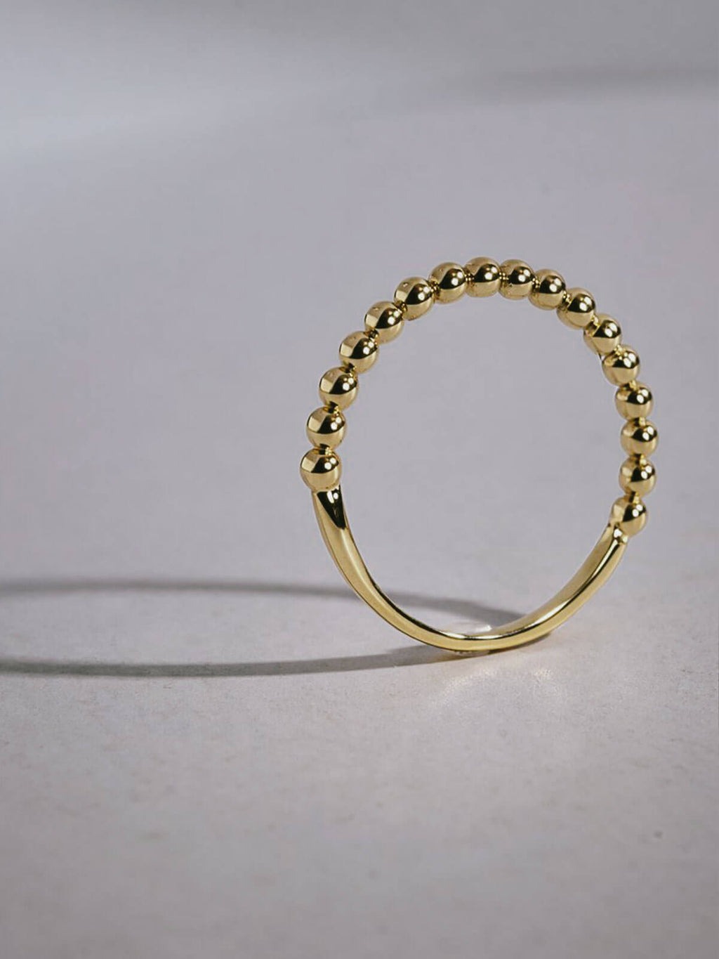 10K Gold Milgrain Delicate Ring | MILNE