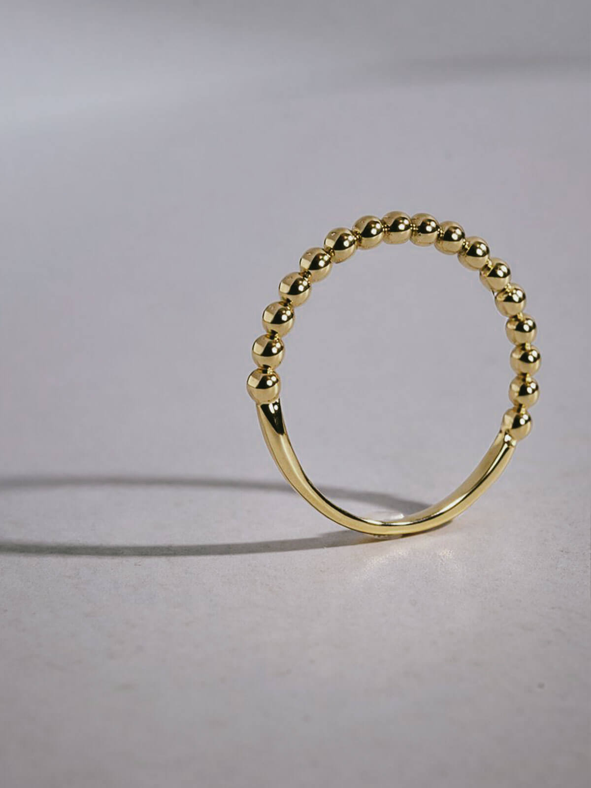 10K Gold Milgrain Delicate Ring | MILNE
