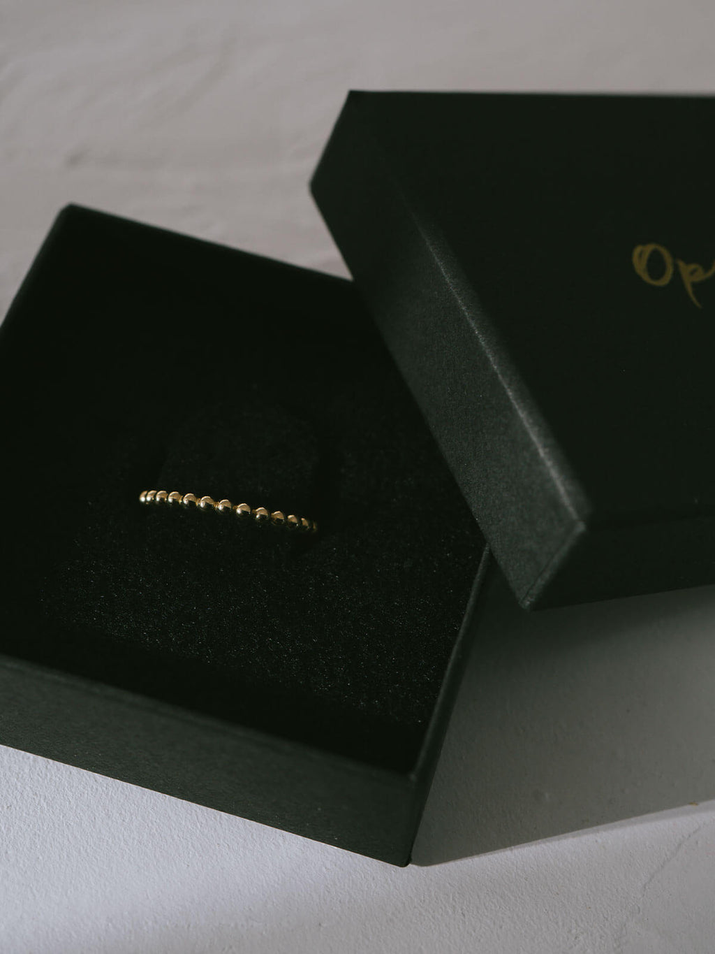 10K Gold Milgrain Delicate Ring | MILNE