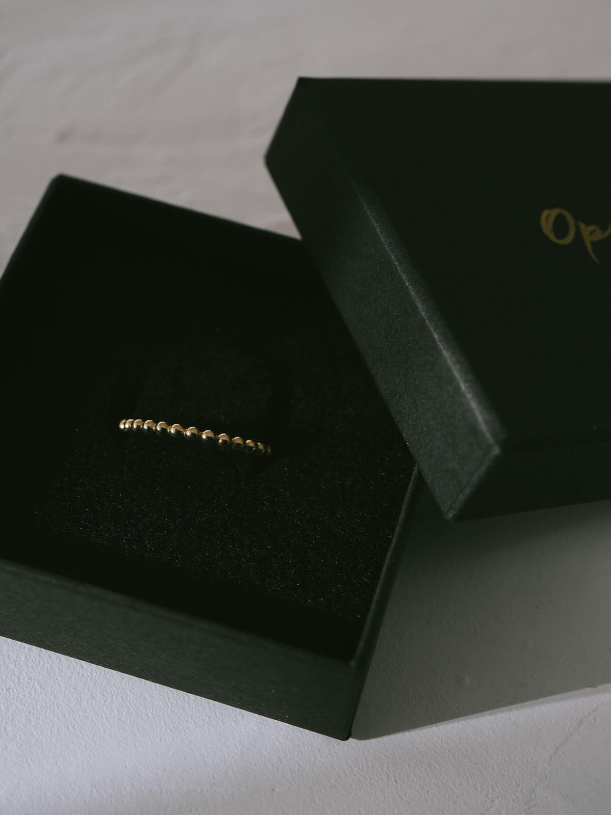 10K Gold Milgrain Delicate Ring | MILNE
