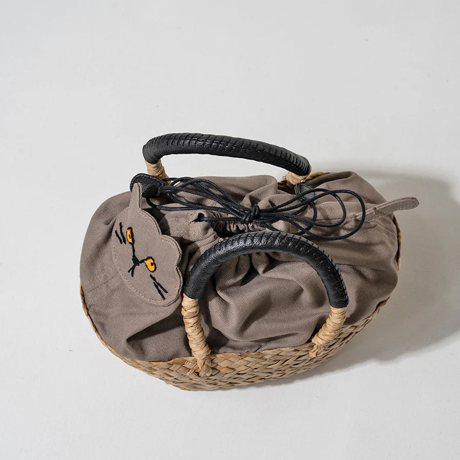 Cat Straw Bag | MINETPANIE