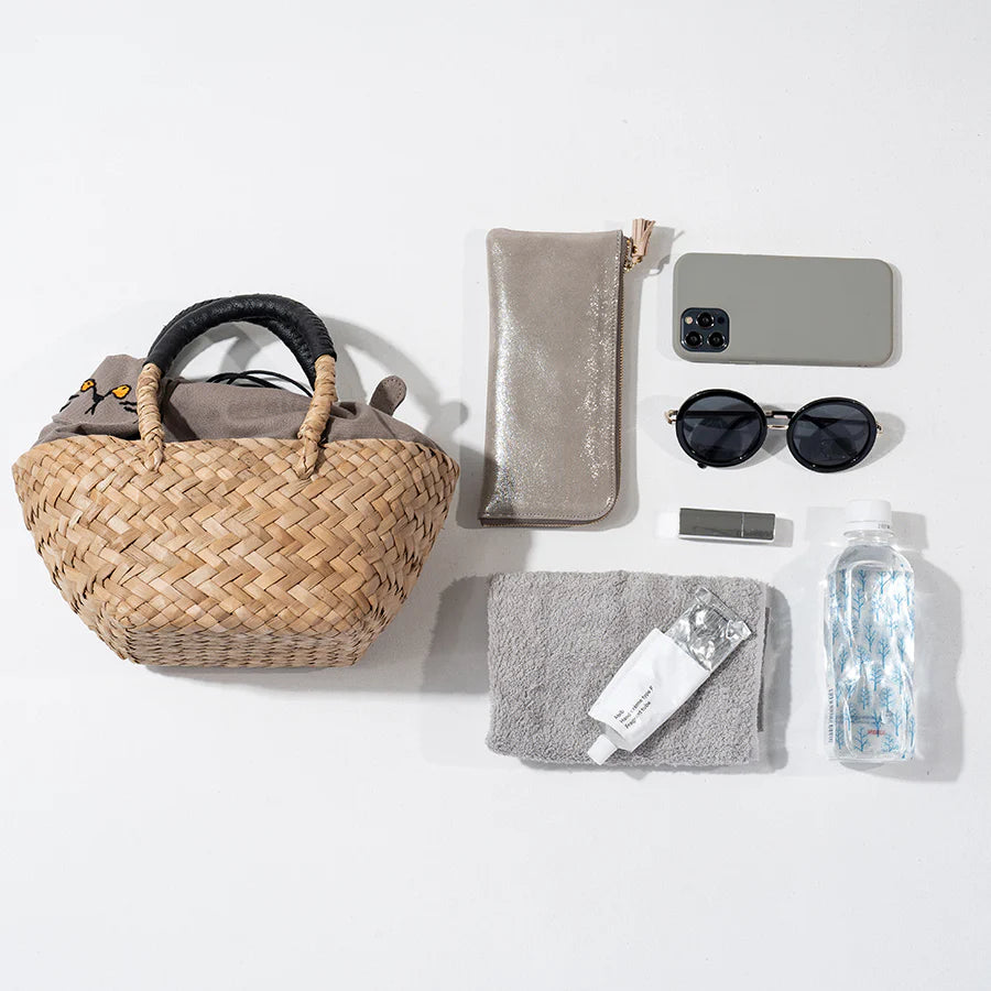 Cat Straw Bag | MINETPANIE