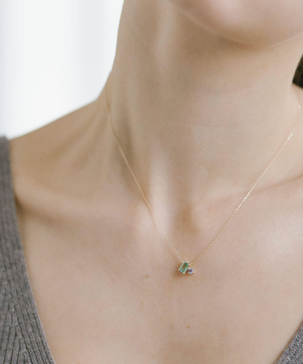 Two Gemstone Necklace | TETRA-ETT