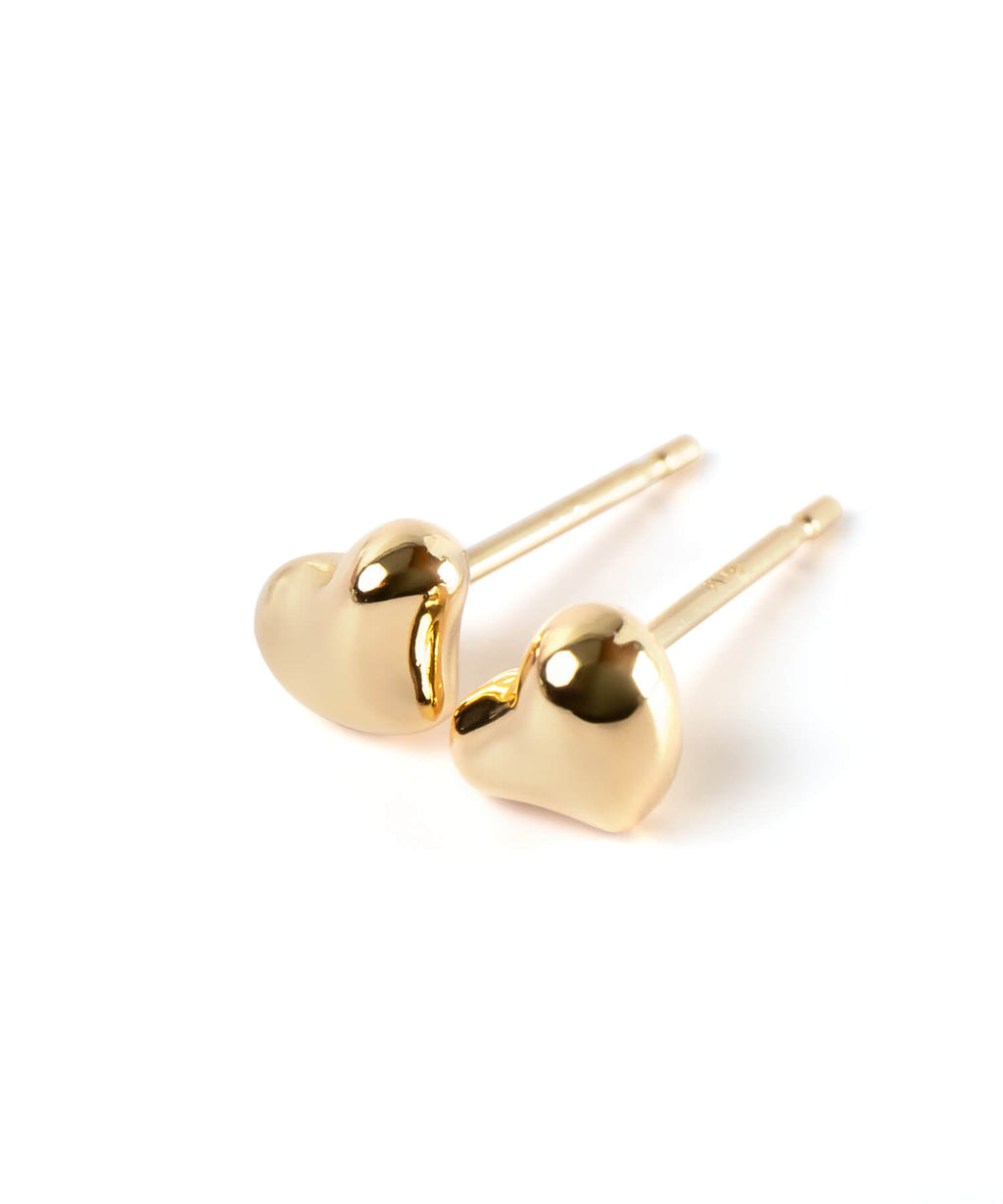 18K Gold Tiny Studs Earrings | MOLLICA
