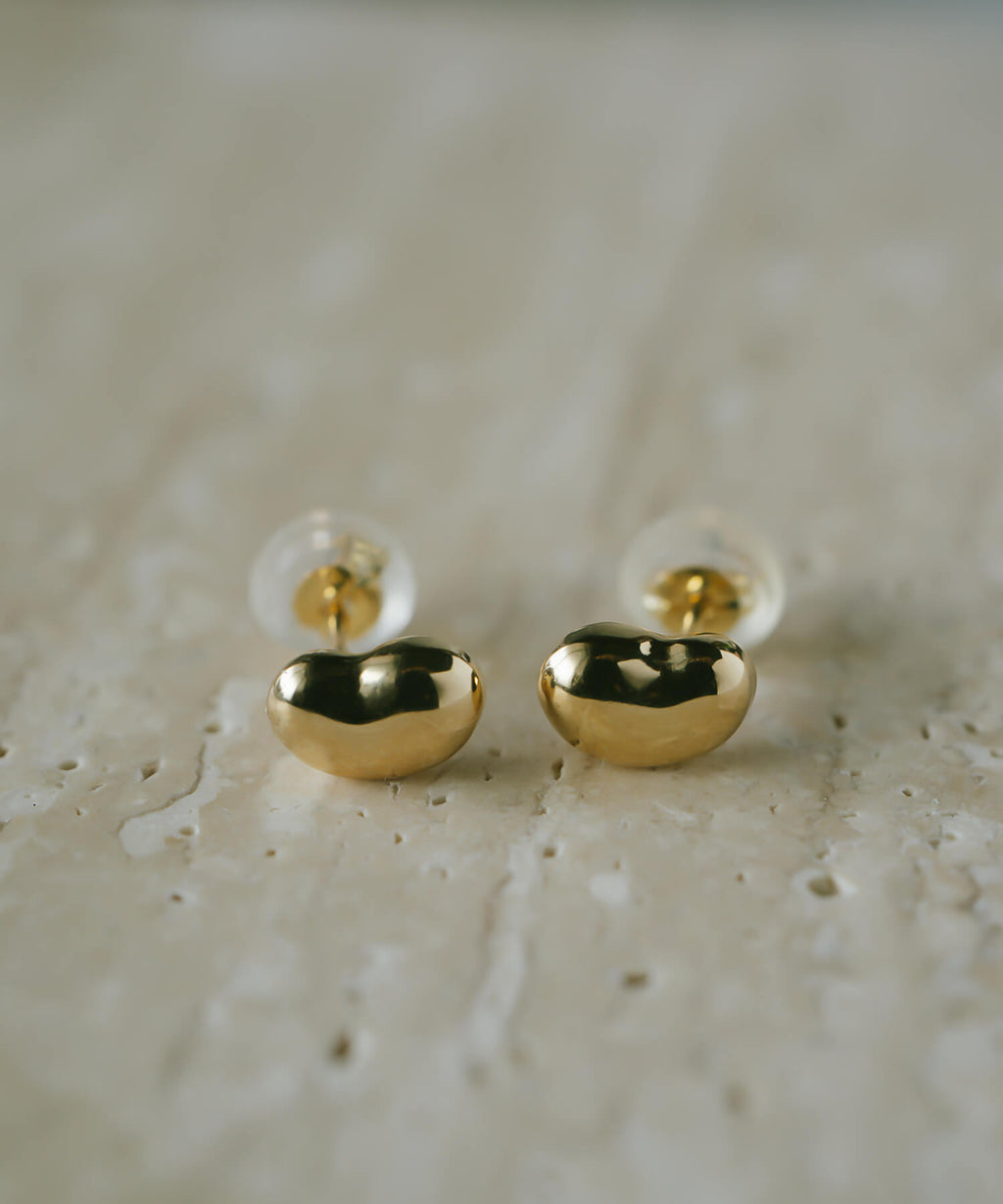 18K Gold Tiiny Studs Earrings | MOLLICA-GRAND