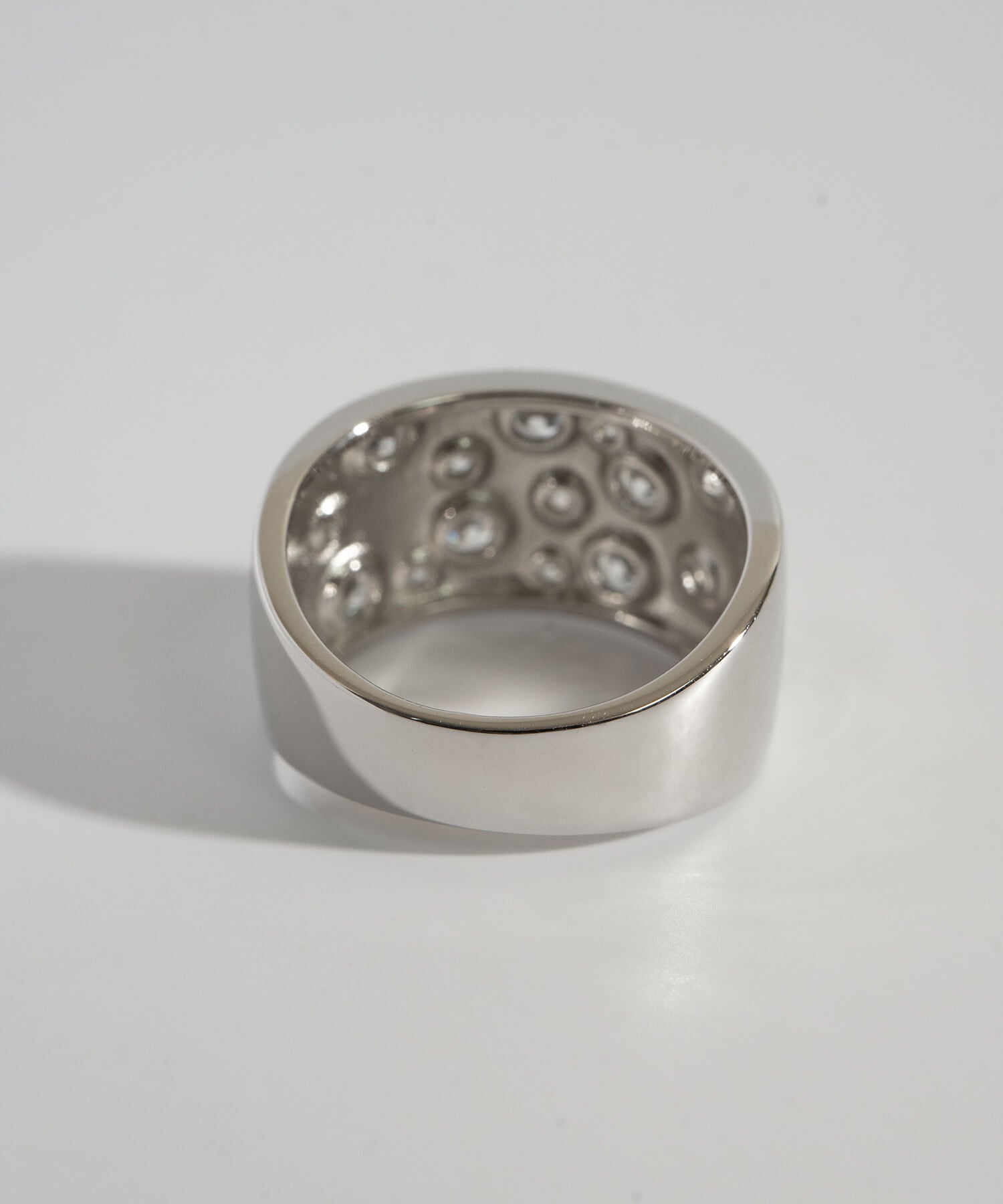 925 Sterling Silver Glint Wide Ring | MORANA