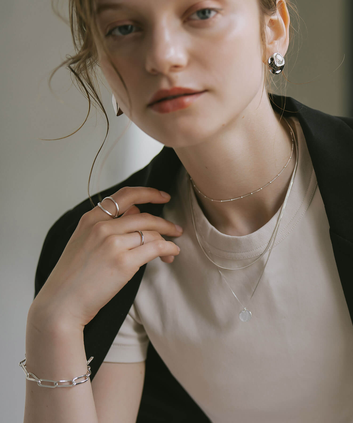 18K Gold Plated Sterling Silver Twisted Link Chain Toggle Bracelet | NERIO