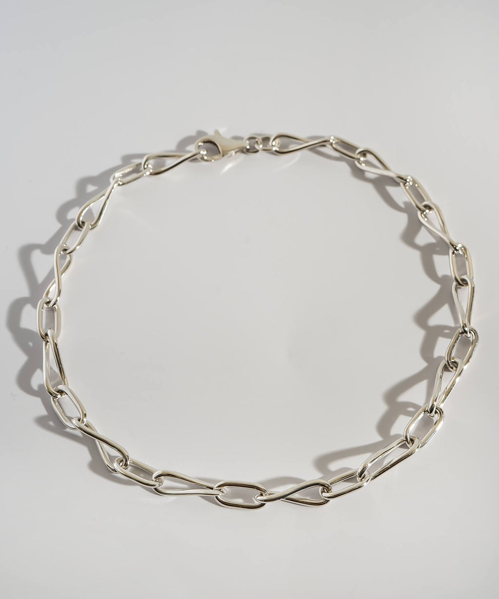 18K Gold Plated Sterling Silver Dual Flow Choker Necklace | NERIO