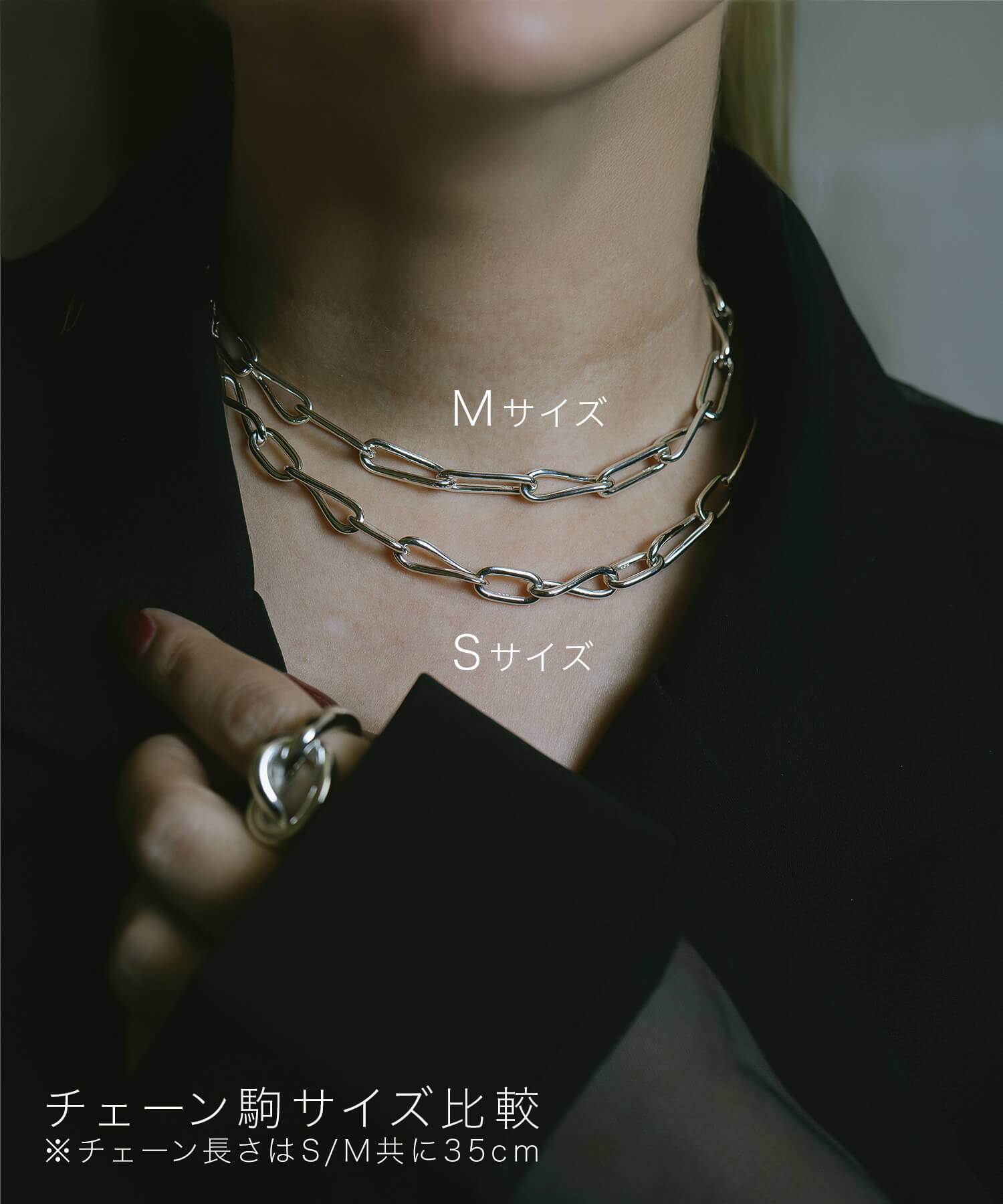 18K Gold Plated Sterling Silver Dual Flow Choker Necklace | NERIO