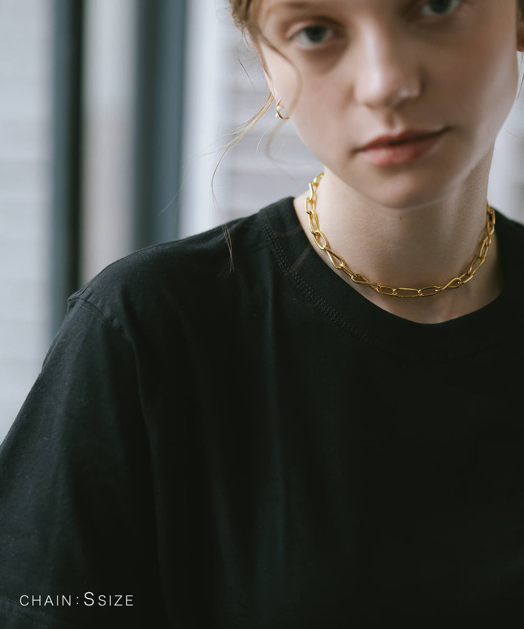 18K Gold Plated Sterling Silver Dual Flow Choker Necklace | NERIO
